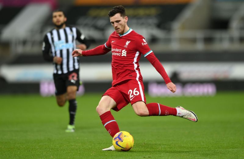 Andrew Robertson in action for Liverpool
