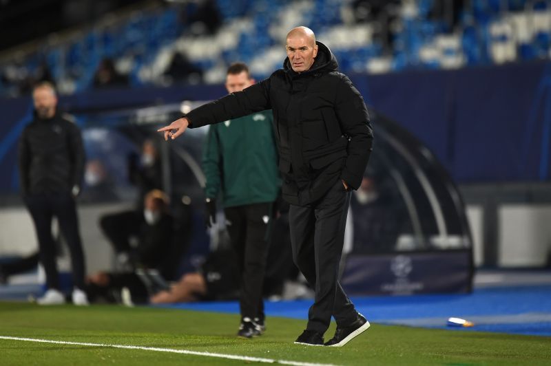 Real Madrid manager &lt;a href=&#039;https://www.sportskeeda.com/player/zinedine-zidane&#039; target=&#039;_blank&#039; rel=&#039;noopener noreferrer&#039;&gt;Zinedine Zidane&lt;/a&gt;