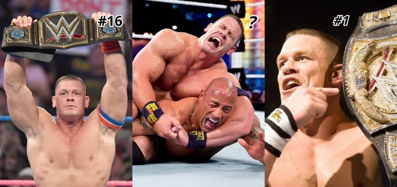 WWE में जॉन सीना ने रिकॉर्ड 16 बार वर्ल्ड चैंपियनशिप जीती है