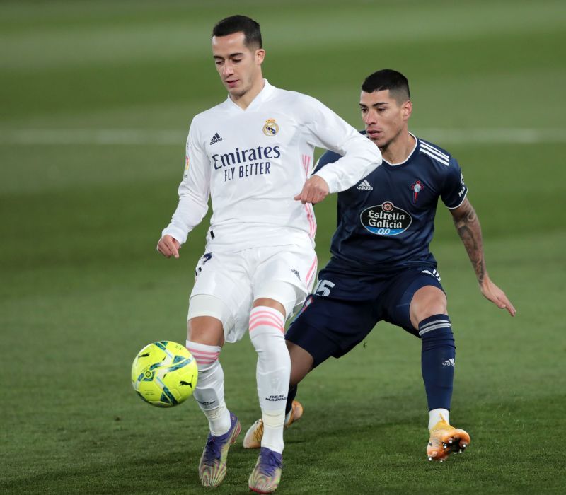 Lucas Vazquez in action for Real Madrid