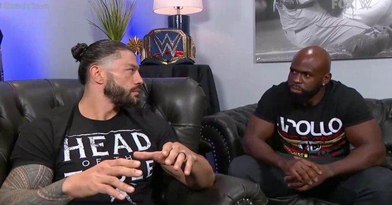 Roman Reigns and Apollo Crews