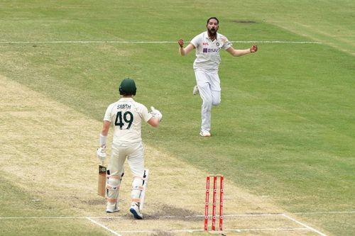 Mohammed Siraj's five-for in Brisbane also included the prized scalp of Steve Smith