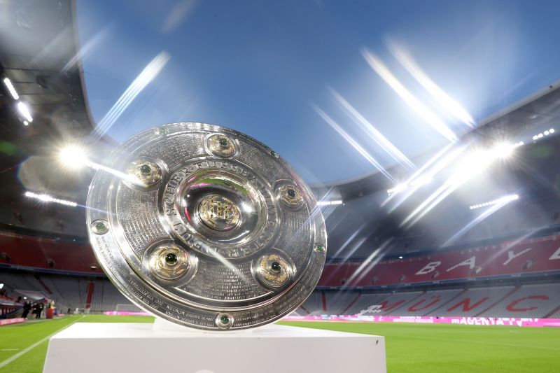 The Bundesliga trophy.