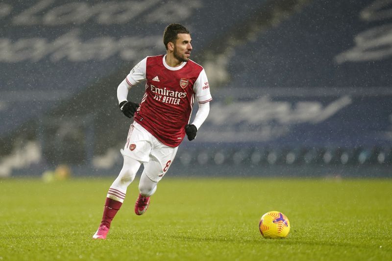 Dani Ceballos in action for Arsenal