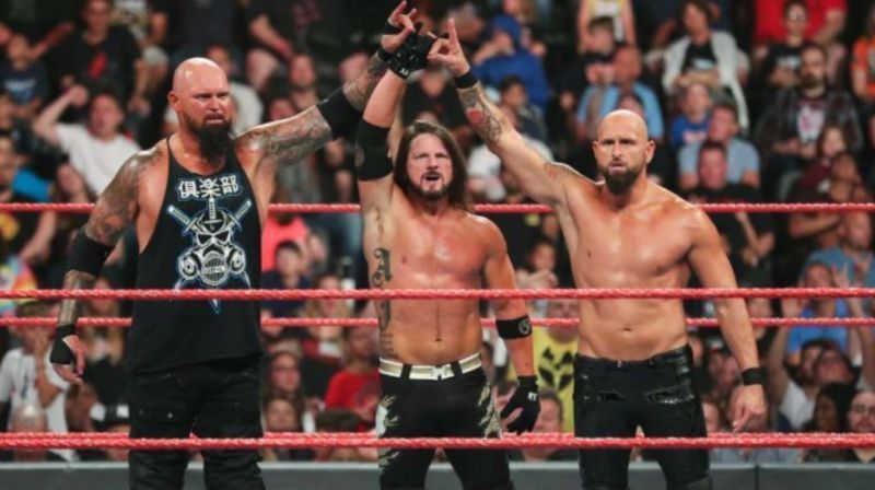 Luke Gallows, AJ Styles, and Karl Anderson