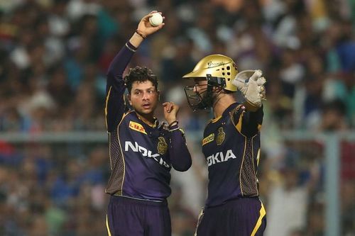 Kuldeep Yadav and Dinesh Karthik have held on to their places in KKR for IPL 2021