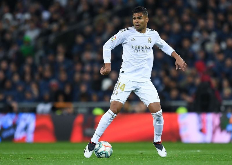 Casemiro in action for Real Madrid