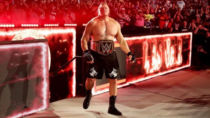 Brock Lesnar entered the WWE Royal Rumble in 2020