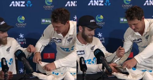 BJ Watling interrupted Kane Williamson's press conference