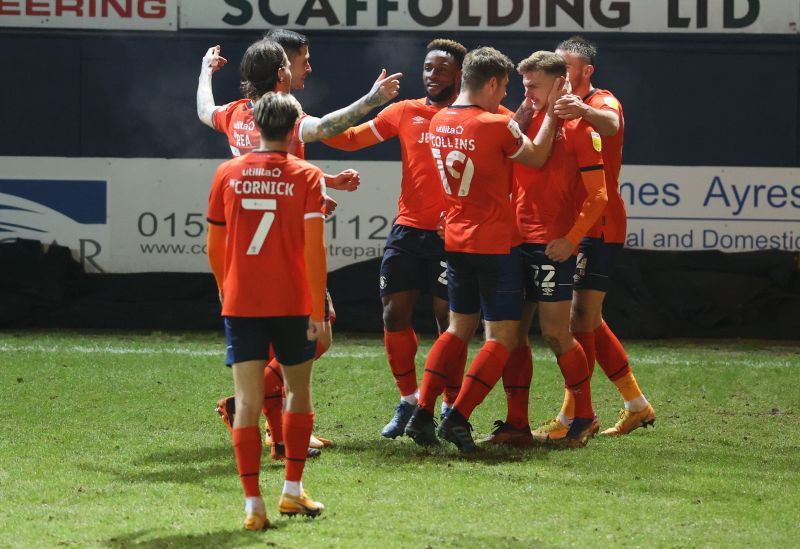 Luton Town beat Bristol City 2-1 in their last match in the Championship