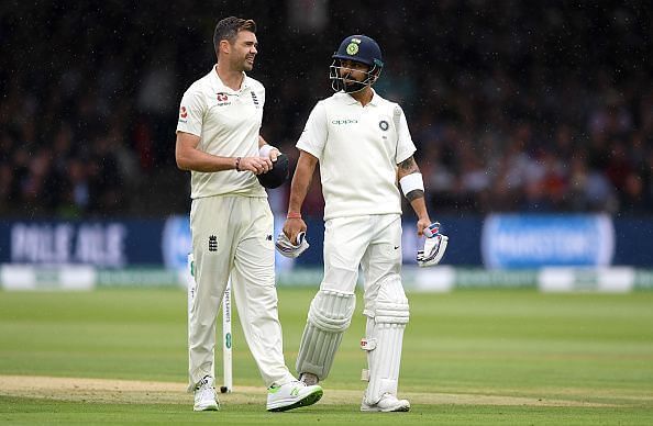 The battle between Virat Kohli and James Anderson will be keenly watched in the India-England series