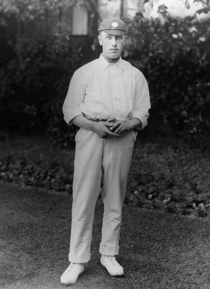 Yorkshire's Wilfred Rhodes was 52 when he played the Test series.