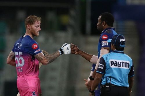 Ben Stokes scored a century against the Mumbai Indians in IPL 2021 (Image courtesy: IPLT20.com)