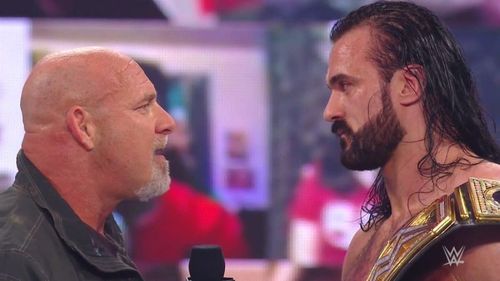 Drew McIntyre and Goldberg will collide at the Royal Rumble for the WWE Championship.