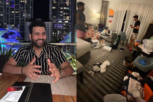 Rohit Sharma uploaded a photograph of Rishabh Pant's room on Instagram.