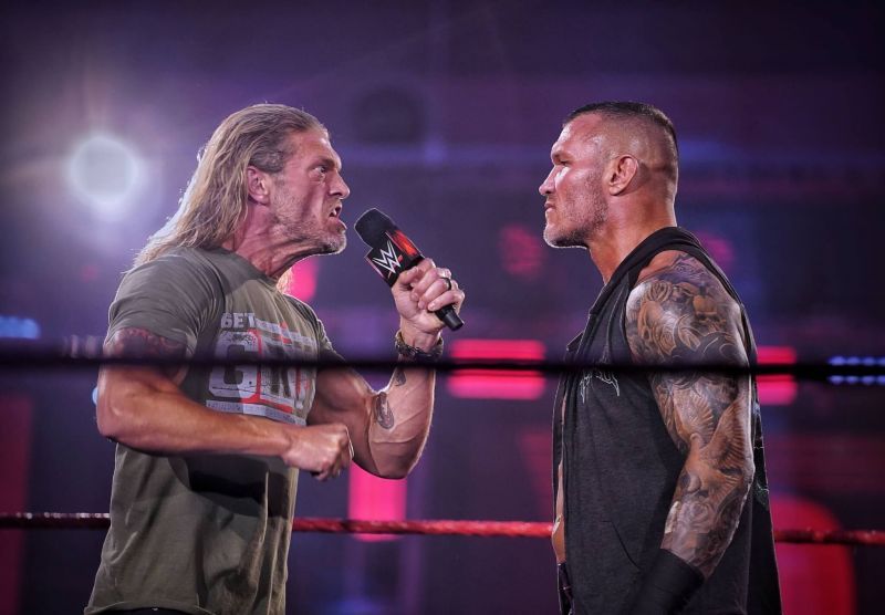 Orton renews his rivalry agains Edge Orton vs Edge at Backlash was advertised as the 'Greatest Wrestling Match Ever'