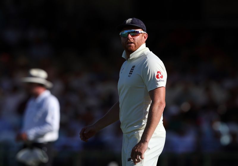 Jonny Bairstow in action for England