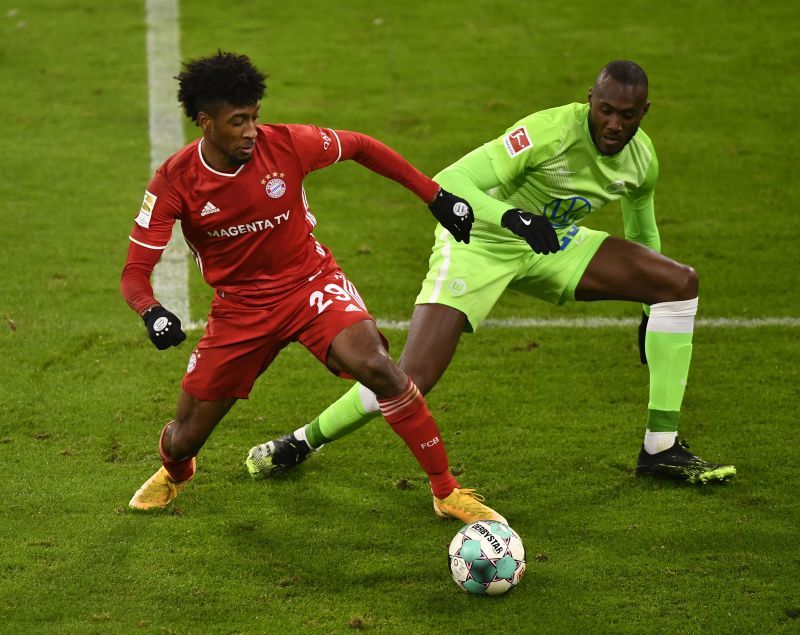 Kingley Coman in action