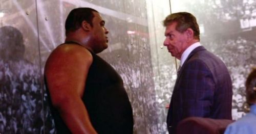 Keith Lee and Vince McMahon.