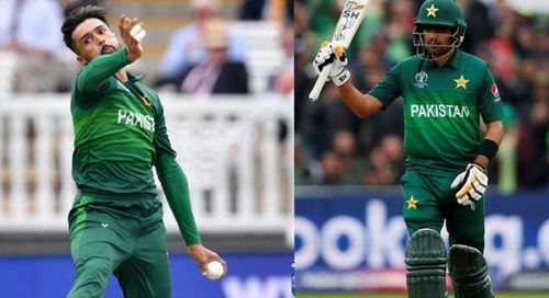 Babar Azam and Mohammad Amir