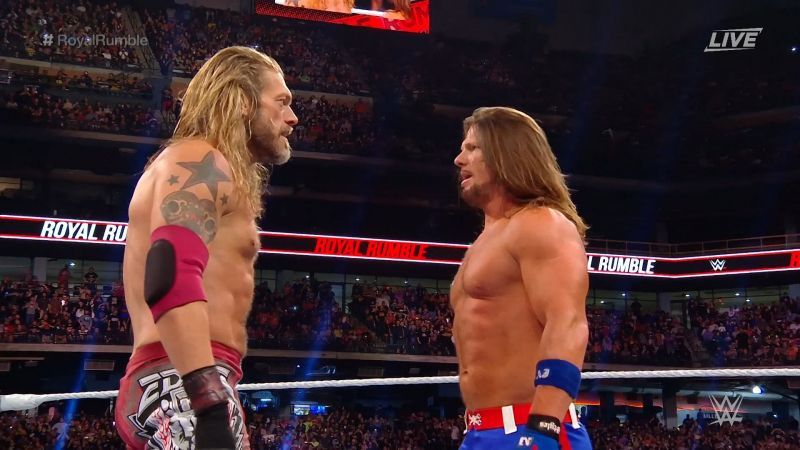 Edge and AJ Styles have reasons to clash at the Royal Rumble