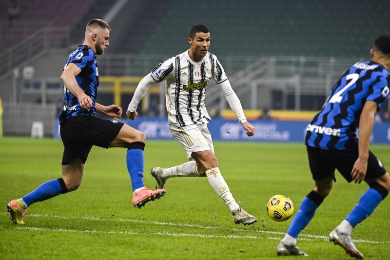 Juventus lost 2-0 to Inter Milan in the 2020-21 Serie A