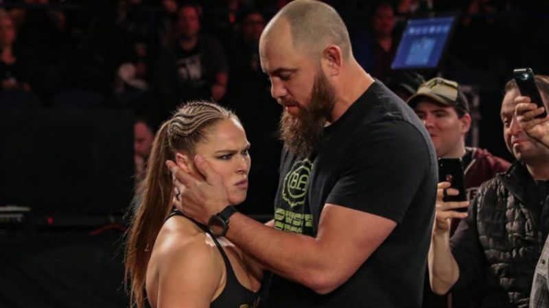 Ronda Rousey and Travis Browne