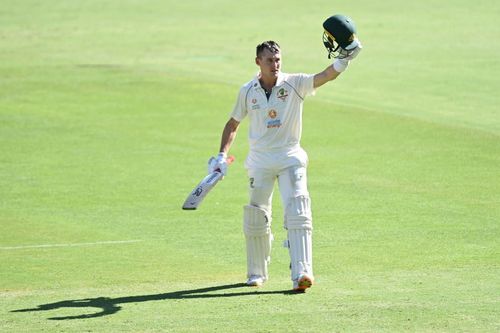 Marnus Labuschagne scored a century against the Indian cricket team at The Gabba