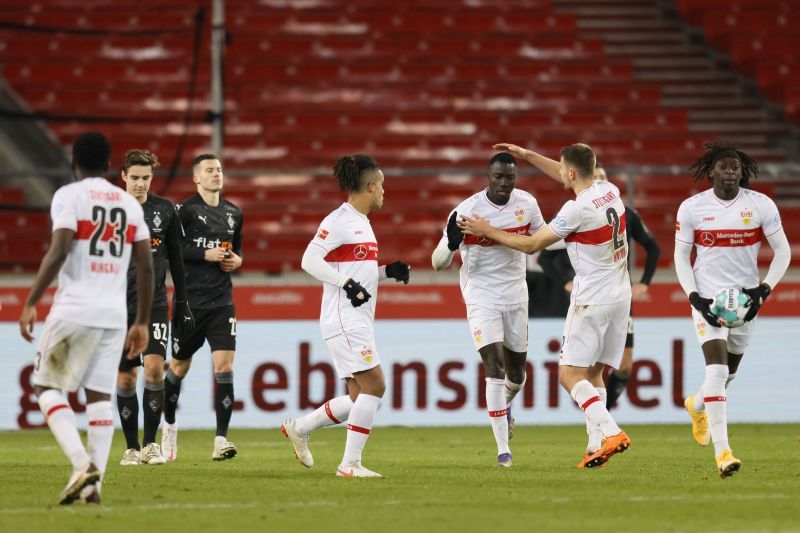 Stuttgart stunned Borussia Moenchengladbach with a late equaliser in their last match