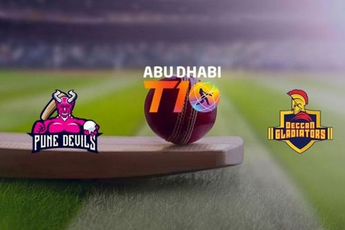 Pune Devils beat the Deccan Gladiators by 7 wickets in today's Abu Dhabi T10 2021 encounter.