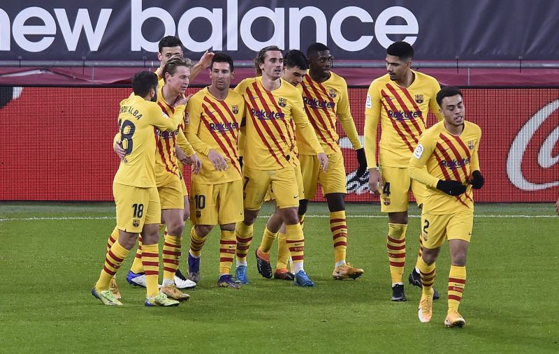 Barcelona edged Athletic Bilbao to a victory