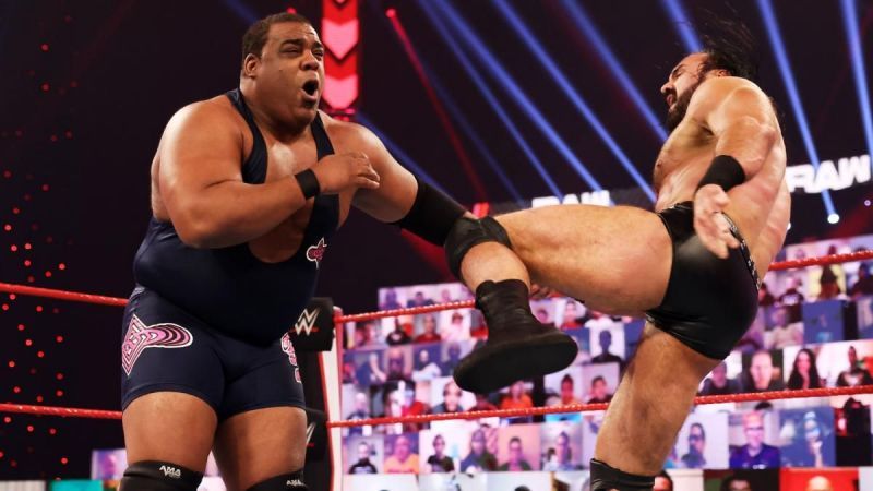 Keith Lee and Drew McIntyre on WWE RAW