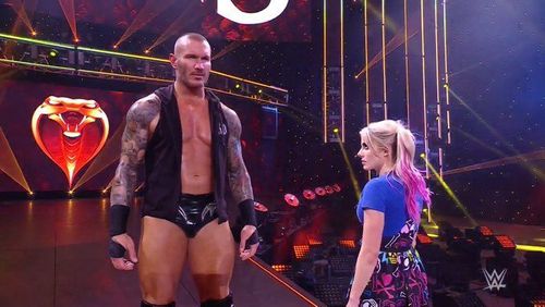 Randy Orton and Alexa Bliss shared a very tense moment