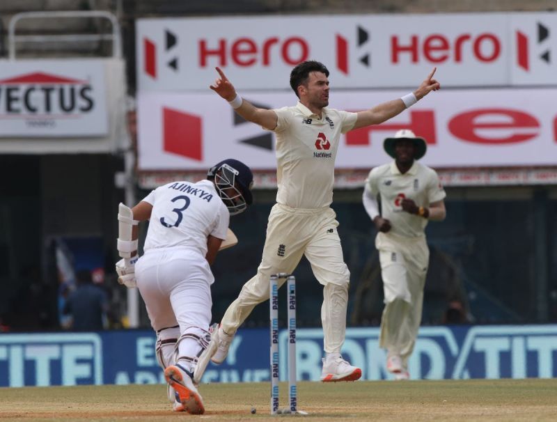 James Anderson impressed in the first Test against India