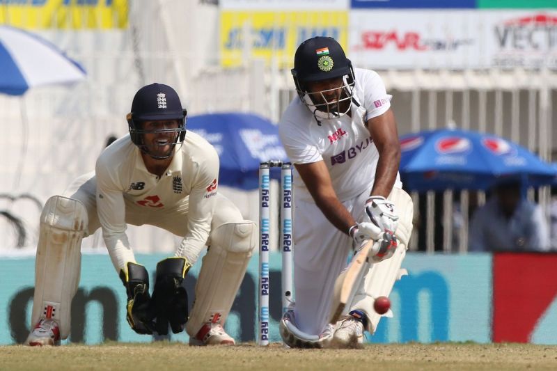 Ashwin swept and reverse swept confidently