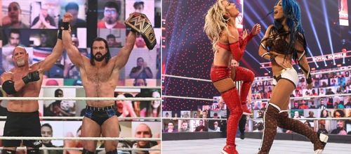 There were several noticeable botches last night at The Royal Rumble