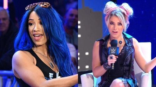 Sasha Banks and Alexa Bliss have had their differences in the past.