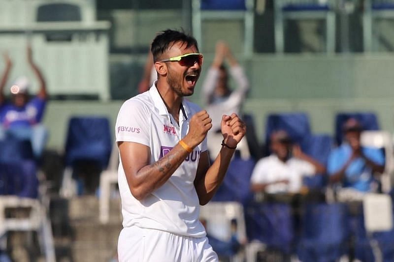 Axar Patel&#039;s immaculate lines and lengths came in handy on the Chennai track [P/C: BCCI]