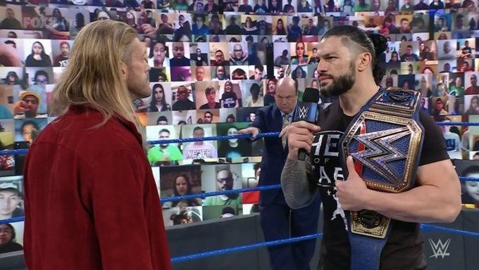 Did Edge acknowledge Roman Reigns?