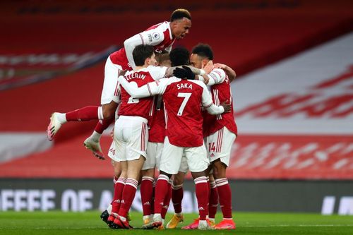 Pierre-Emerick Aubameyang's hat-trick propelled Arsenal to a 4-2 win over Leeds.