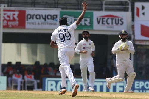 Ashwin picked the first wicket for India on Day 1