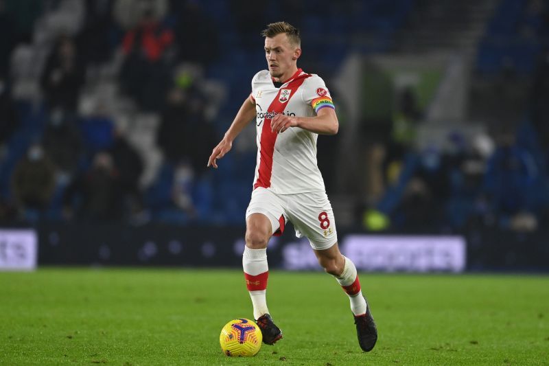 James Ward-Prowse in action for Southampton