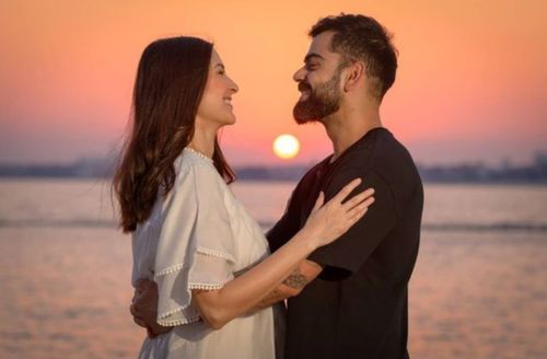 Anushka Sharma (left) and Virat Kohli (right)