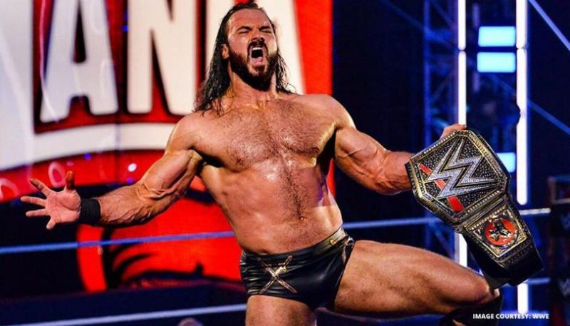 Drew McIntyre at WrestleMania 36