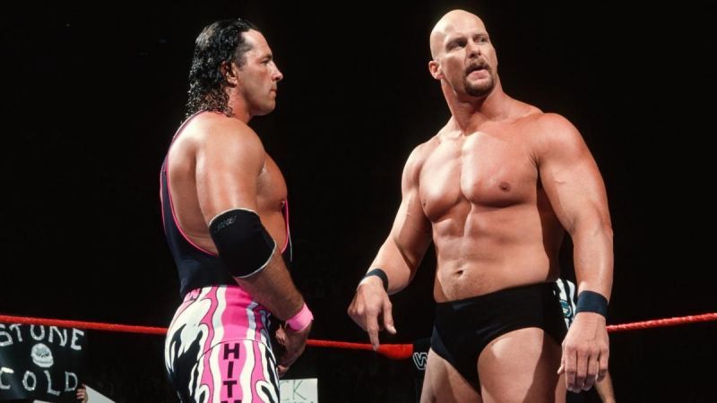 Bret Hart and Steve Austin