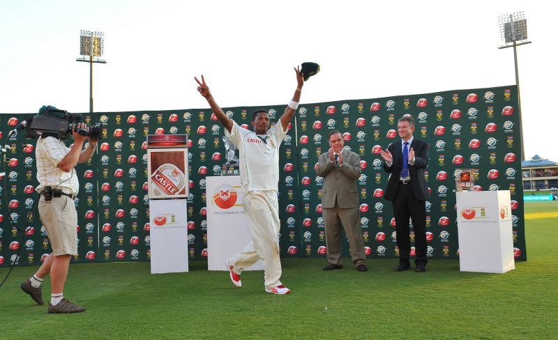 Makhaya Ntini played his 100th Test against England..