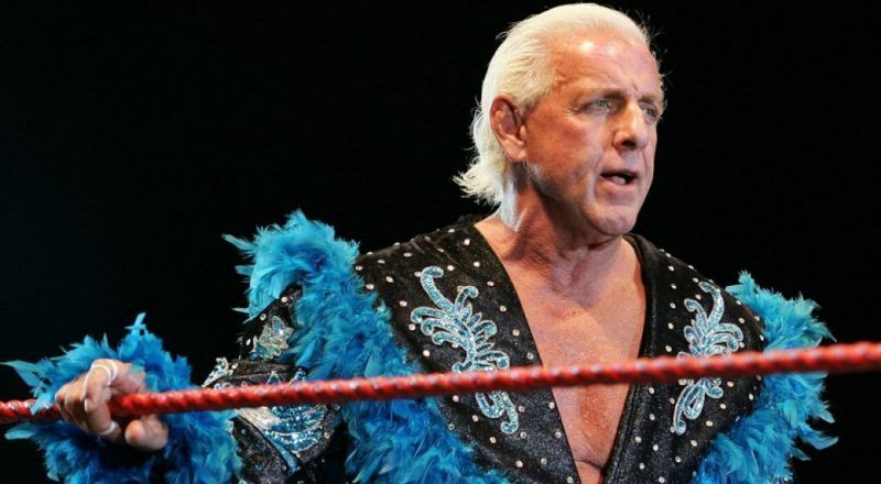 Ric Flair is currently in a story-line with Lacey Evans and Charlotte Flair