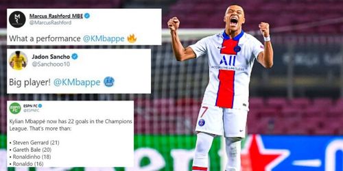 Kylian Mbappe stole the show with a stunning hat-trick at the Camp Nou