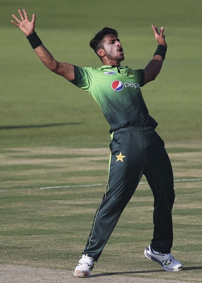 Hasan Ali's trademark celebration