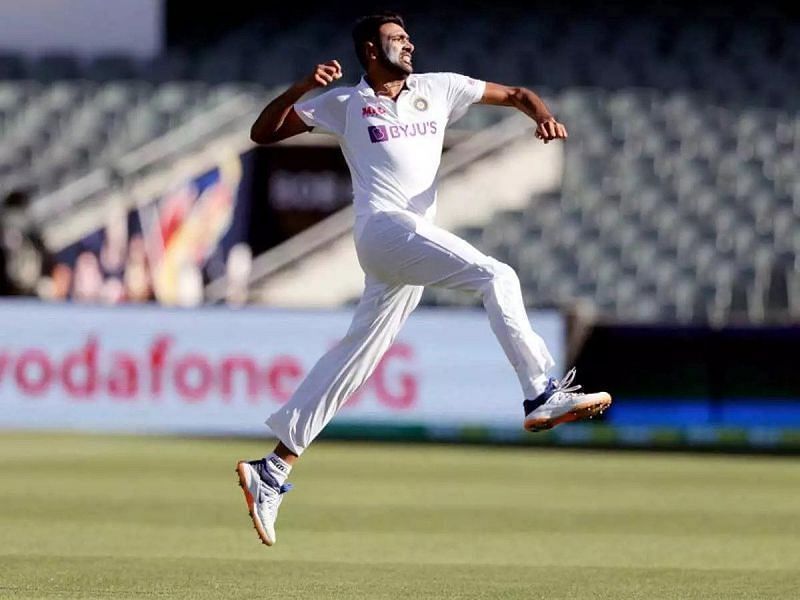 Ravichandran Ashwin celebrates a wicket.